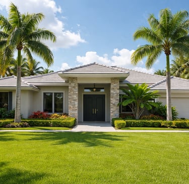 Inviting residential front entry for contacting The Plant Lady