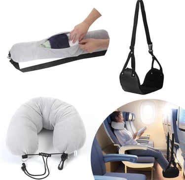 Travel Pillow & Footrest Solution