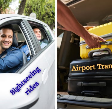 Airport transfer & Sightseeing rides