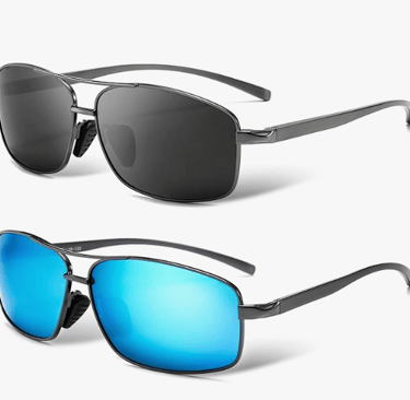 Rectangular Polarized Sunglasses UV400 Protection