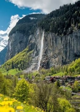 Journey through the beautiful countryside of Bernese Oberland, Switzerland.