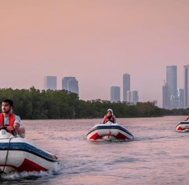 Yas Island Self-Driving Guided Speedboat Tour