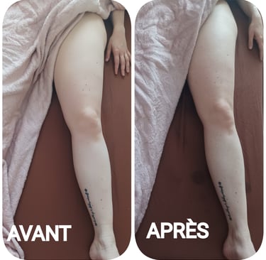 avant/après massage renata franca grenoble