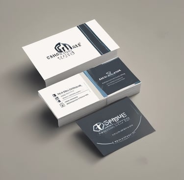 A sleek business card featuring clean typography and a balanced layout with subtle brand colors.
