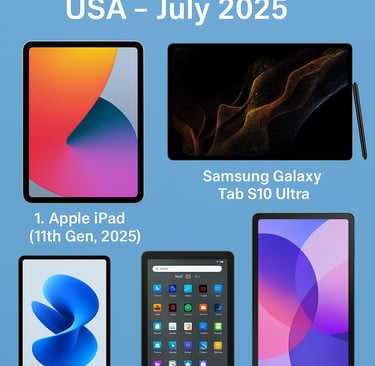 Best-selling tablets 2025: iPad, Galaxy Tab, OnePlus, Fire, Lenovo