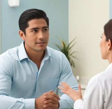 Ilustração das causas comuns da perda auditiva: ruído, idade, infecções e fatores genéticos