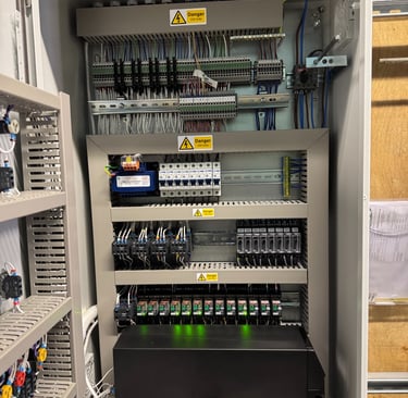 Electrician Exeter control panel wiring