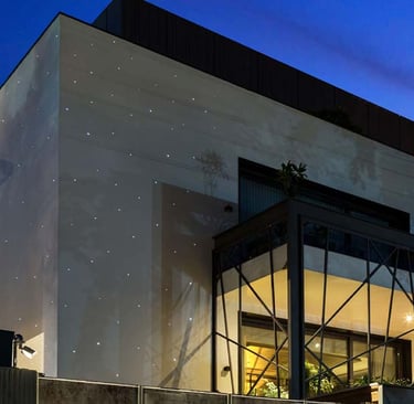 Fiber optic lighting outdoors