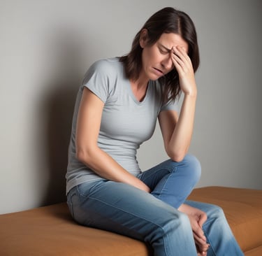 Two bottles of vitamins sitting on a blue surface