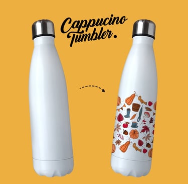 tumbler cappucino
