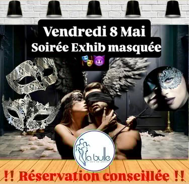 La Bulle Sauna soirée exhib masquée