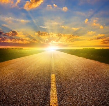 Open path sunrise horizon ian franklin uk hypnotist 