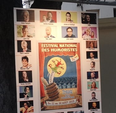 Affiche du festival des humoristes 2025