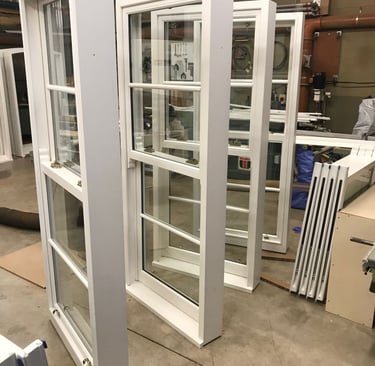 Full replacement sash windows in Belfast
