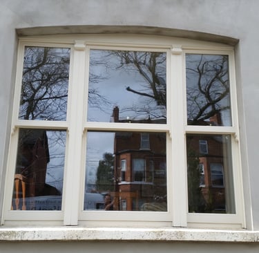 Triple sash window replacement Belfast