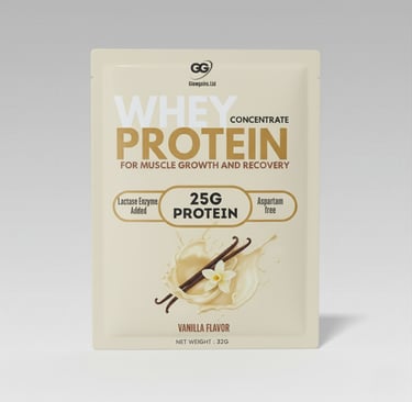 glowgains whey protein vanilla