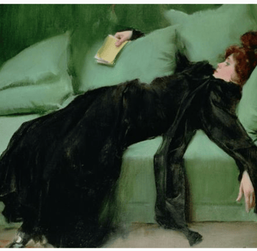 After the Ball giclee wall art by Ramon Casas i Carbo