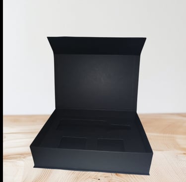 caja rigida elegante con inserto gift box