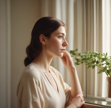 photo of white staircase