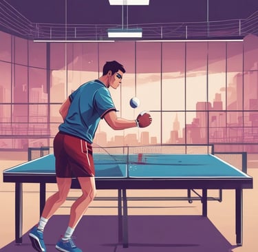 a painting of a group of people playing a game