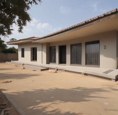 A beautiful house for sale in a serene neighborhood.