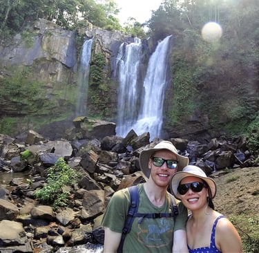 View at the upper falls
