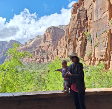 View from under the Weeping rock