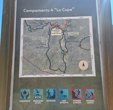 Trail map of "La Copa"