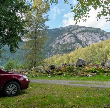 Campsite at Rip Rap Campground