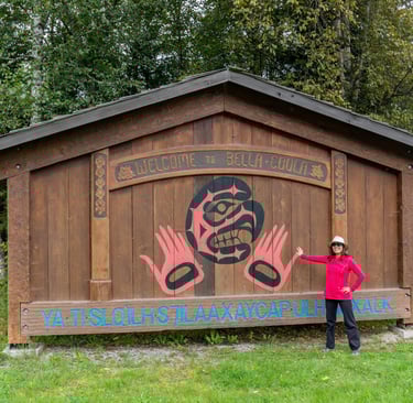 Bella Coola Welcome Sign