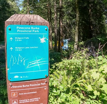 Provincial park signage