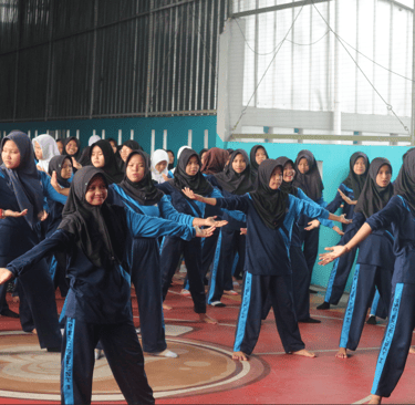 Senam pelajar sehat 