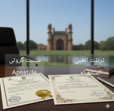 Urdu and Arabic Certified Translation in Lucknow