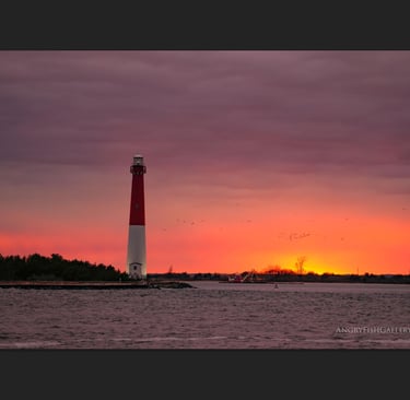 Barnegat Lighthouse at Sunset