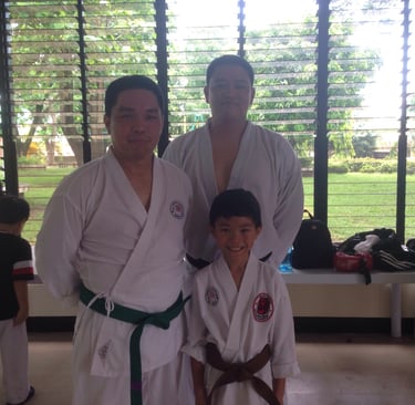 Juaquin and Zandro visit KDA Dojo in Philippines