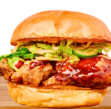a chicken sandwich sandwich sandwiched in a sandwich sandwich