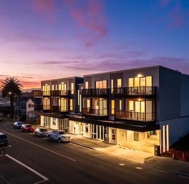 Commercial construction apartments Wellington