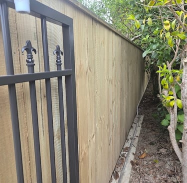 Wooden fence by Build 2.0 Wellington builder