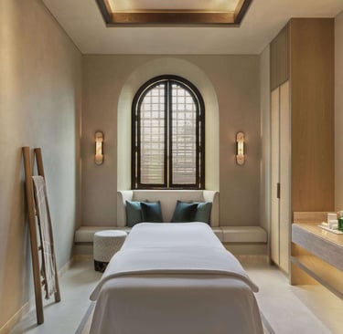 Bab Al Shams spa service has couples treatment, deep-tissue, hot stone & prenatal massages
