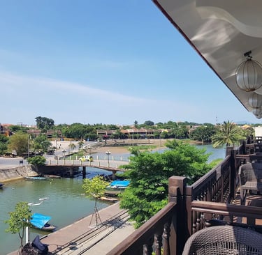 River view from the balcony