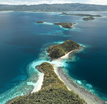 MIMAROPA, Philippines (Aerial Shot Of Islands) - photo courtesy of pexels