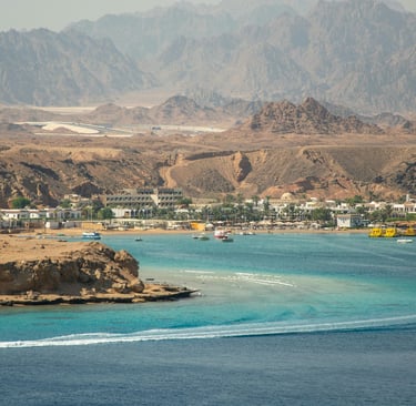 Barren Mountains in Seaside, Sharm El Sheikh, Egypt