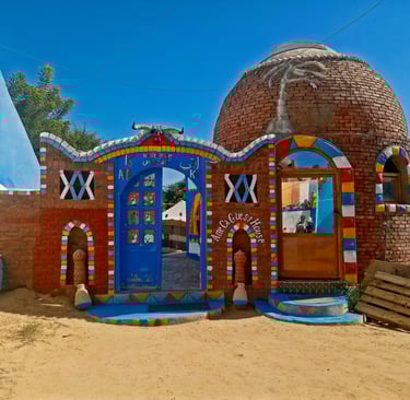 Nubian Village, Aswan, Egypt, courtesy of  Thales Botelho de Sousa on Unsplash