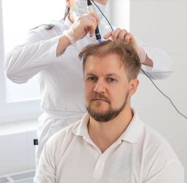 Une séance de hairneedling. Adobe stock
