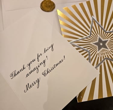 On-site calligraphy for luxury brand event in New York City