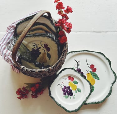 Fruit Pattern Vintage Dinnerware