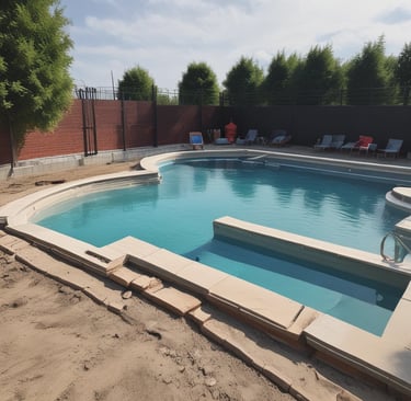 architectural photo of concrete buildings and bridge during daytime