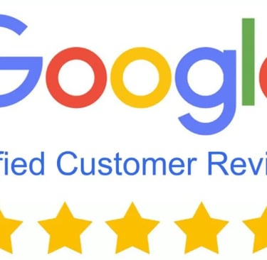 Google Customer Review image with yellow stars