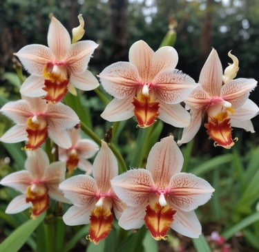 monkey face orchid flowers 
