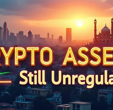 crypto assets still unregulated is written